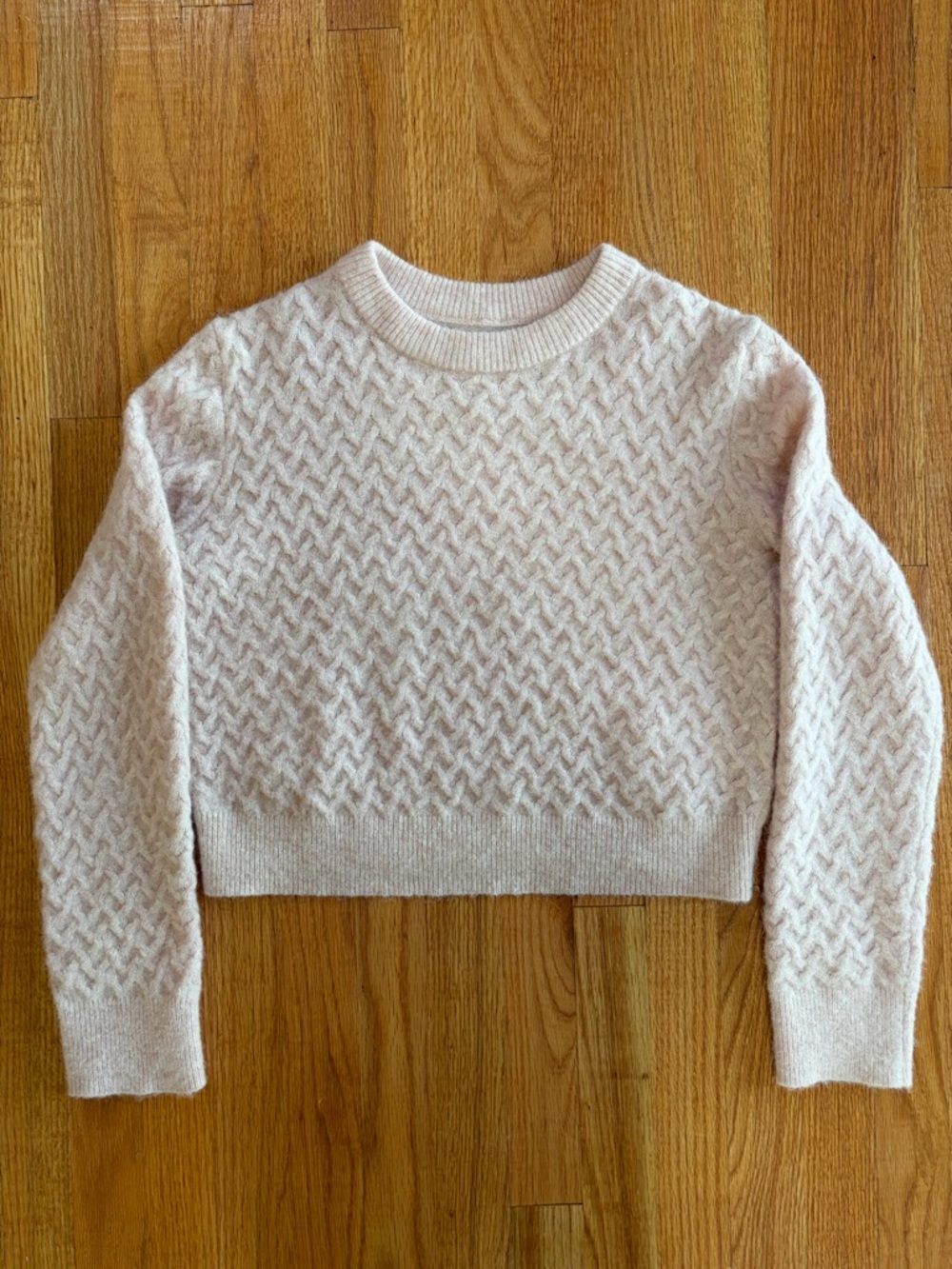 Lululemon Light Pink Soft Wool Sweater